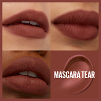 Thumbnail for MAYBELLINE Super Stay Teddy Lip Tint, Long Lasting Matte Lipstick For Up To 12HR Wear, Mascara Tear, 1 Count