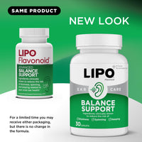 Thumbnail for Lipo-Flavonoid for Vertigo & Dizziness Relief, Clinically Tested Formula with Ginkgo Biloba, Vitamin D, & Vitamin B Complex, Inner Ear Health & Balance Support, 30-Count (Pack of 1)