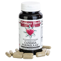 Thumbnail for Kroeger Herb Products, Candida Formula #2, Cleanse Support Supplement for Women & Men - Helps Maintain Yeast & Candida Levels - Intestinal Supplement, Healthy Flora - Vegetarian, Non-GMO, Made is USA