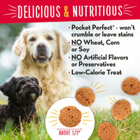 Thumbnail for Charlee Bear Crunch Grain Free Dog Treats, Peanut Butter and Banana, 8 Ounce Resealable Bag, Low Calorie Training Treats for Dogs, Limited Ingredient, Healthy, Crunchy Dog Snacks, Made in USA