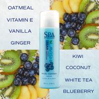 Thumbnail for TropiClean SPA Tear Stain Remover for Dogs | Blueberry Facial Shampoo | Odor Eliminator | Tearless | Whitening and Brightening | Made in USA | 8oz.