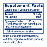 Thumbnail for Life Extension Pycnogenol – French Maritime Pine Bark Extract – Scientifically Studied Healthy Aging & Vascular Health Supplement – Non-GMO, Gluten-Free, Vegetarian – 60 Capsules