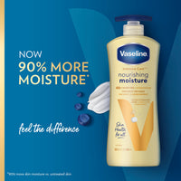 Thumbnail for Vaseline Intensive Care Body Lotion Nourishing Moisture 4 Count for Dry Skin, with Ultra-Hydrating Lipids + Pure Oat Extract 20.3 oz