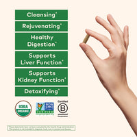 Thumbnail for ORGANIC INDIA Liver Kidney Herbal Supplement - Detoxify & Rejuvenate, Supports Healthy Liver & Kidney Function, Vegan, Gluten-Free, Kosher, USDA Certified Organic, Non-GMO - 90 Capsules