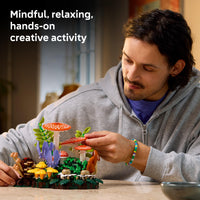 Thumbnail for LEGO Botanicals Woodland Mushrooms - Building Set for Adults, Ages 18+ - Mushroom Decor for Home Office or Desk - Gifts for Women & Men - Craft Activity - 11505