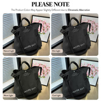 Thumbnail for Large Tote Bag for Women, Canvas Bag Women Gift, Fashion Crossbody 16oz Cotton Bag, Large Capacity Shoulder Bag