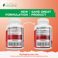 Thumbnail for Purely Holistic Red Yeast Rice 1200mg with CoQ10 Supplement & Flush Free Niacin 120 Extra Strength Vegetarian Capsules – Advanced Healthy Heart Formula - Non-Irradiated, Citrinin Free
