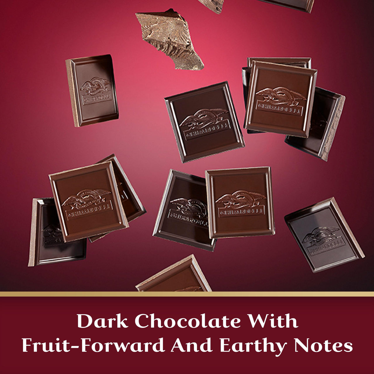 GHIRARDELLI INTENSE DARK 92% Cacao Chocolate Bars, 3.17 oz Bar (Pack of 12) – Premium Extra Dark Chocolate for Gifting & Sharing