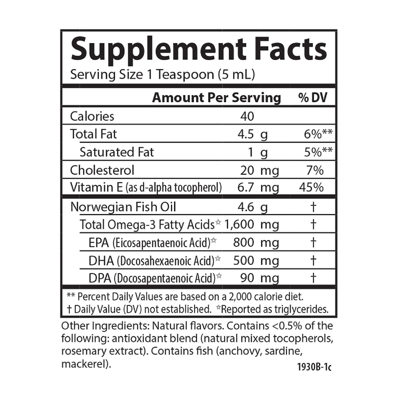 Carlson - The Very Finest Fish Oil 1600 mg Omega-3s Fatty Acids, EPA DHA & DPA Liquid Fish Oil Supplement, Norwegian Wild-Caught, Sustainably Sourced, Mixed Berry, 200 mL (6.7 Fl Oz)