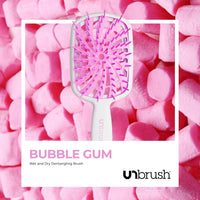 Thumbnail for FHI Heat UNbrush Plus — Curly Hair Brush for Gentle & Effective Detangling on Wet or Dry Fragile Hair Types — Detangler Brush w/ 84 UltraFlex Bristles, Ultra-light, Vented, Anti Static Hairbrush
