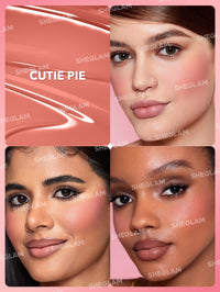 Thumbnail for SHEGLAM Color Bloom Liquid Blush Makeup for Cheeks Matte Finish-Cutie Pie