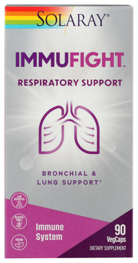 Thumbnail for Solaray ImmuFight™, Respiratory Support, 90 VegCaps