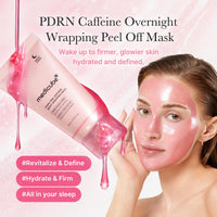 Thumbnail for medicube PDRN Caffeine Overnight Wrapping Peel Off Facial Mask | Firming, Depuffing & Hydration | Salmon DNA + Caffeine + Collagen For Refined, Glass Skin & Face Contour Support | Korean Skin Care