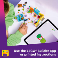Thumbnail for LEGO Friends Heartlake City Convenience Store Building Toy for Girls & Boys - Pretend Play Set for Kids, Ages 5+ - W/Autumn & Zac Minidolls, 1 Toy Dog, & Accessories - Gift Idea for Birthdays - 42680
