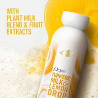 Thumbnail for Dove Plant Milk Cleansing Body Wash Turmeric & Lemon for Moisturized Skin Gentle Cleanser, No Sulfates or Parabens, pH balanced 17.5 fl oz