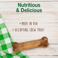 Thumbnail for Nylabone Healthy Edibles Natural Dog Chews, Long Lasting Bones for Dogs, Bacon Flavor Dog Treats, Medium (2 Count)