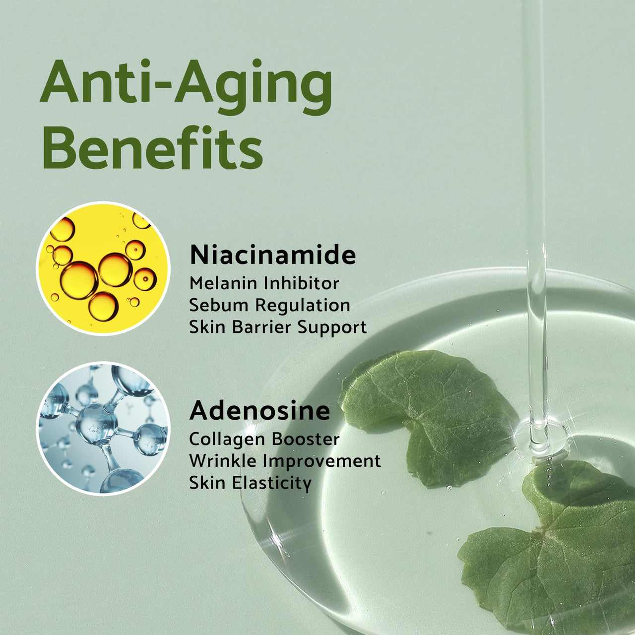 IUNIK Tea Tree 67% Relief Vegan Facial Serum - Non-Sticky | Clear & Balanced Skin w/Centella Asiatica 19% for Soothing Calming Irritated & Acne-prone Skin Ampoule Korean Skincare