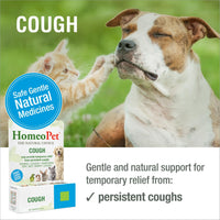 Thumbnail for HomeoPet Cough, Safe and Natural Cough Supplement for Dogs, Cats, and Small Pets, 15 Milliliters