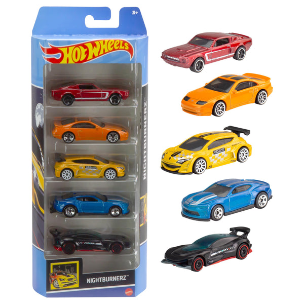 Hot Wheels Assortment Cars, 5 Count