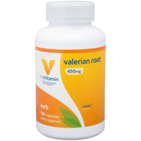 Thumbnail for Valerian Root 450mg (Valeriana Officinalis) Supports Relaxation Calmness, Non Habit Forming Herbal Supplement (100 Capsules) by The Vitamin Shoppe
