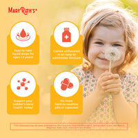 Thumbnail for MaryRuth Organics Vitamin D3 | Vitamin K2 | Vitamin D3 K2 Drops | K2 D3 Vitamin Liquid Supplement for Toddlers | Kids Supplement for Calcium Absorption Strong Bones | Vegan | Gluten Free | 1 Fl Oz