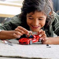 Thumbnail for LEGO Speed Champions 76895 Ferrari F8 Tributo Toy Cars for Kids, Building Kit Featuring Minifigure (275 Pieces)