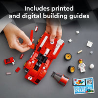Thumbnail for LEGO Speed Champions 1970 Ferrari 512 M 76906 Building Set - Sports Red Race Car Toy, Collectible Model Building Set with Racing Driver Minifigure, Gift for Grandchildren, Boys, Girls and Kids Ages 8+