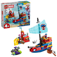 Thumbnail for LEGO Marvel Spidey and His Amazing Friends Team Spidey Pirate Ship Building Toy for Kids - Super Hero Pretend Play Set for Preschool Boys & Girls, Ages 4+ - Gift Idea for Birthdays - 11208