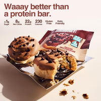 Thumbnail for Legendary Foods Cinnamon Roll 22g Protein Bars – Gluten-Free, Low Carb Meal Option – Sweet Zero Sugar Snack, Keto-Friendly – 10-Pack High Protein Pre- or Post-Workout Nutrition Bars - Milk Chocolate