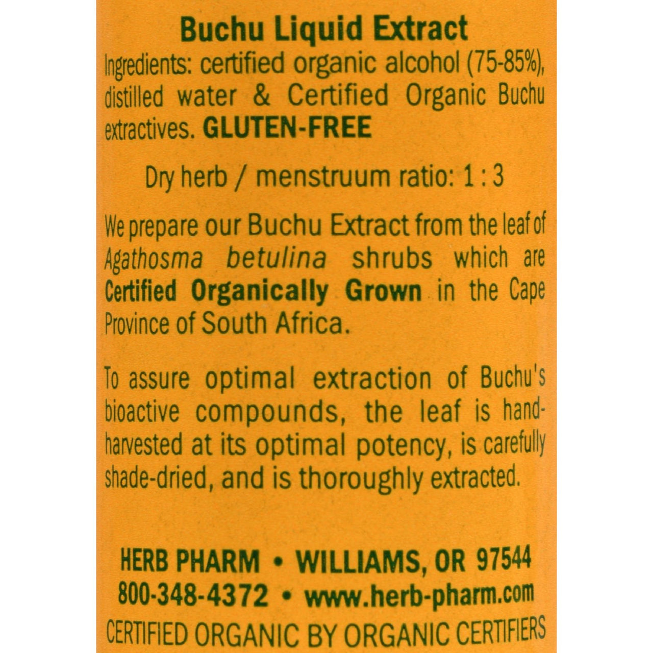 HERB PHARM Buchu, 1 FZ