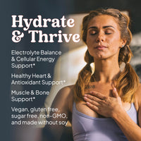 Thumbnail for KAL Hydro Magnesium Plus Electrolytes Powder - Tropical Fruit Punch - Sodium, Chloride, Potassium Supplement - Hydration & Cellular Energy Drink Mix - No Sugar - 60-Day Guarantee, 50 Servings, 9.4 OZ