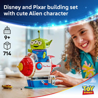 Thumbnail for LEGO Disney and Pixar Toy Story Alien with Pizza Planet Rocket Ride - Building Toy for Girls & Boys, Ages 9+ - Disney Gift Idea - Kids Bedroom Decor - 43307
