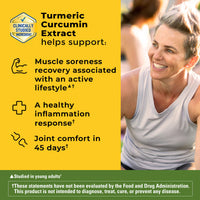 Thumbnail for Nature Made High Absorption Turmeric Curcumin Supplement Capsules, Turmeric Supplement, Muscle and Joint Support, 30 Capsules, 30 Day Supply
