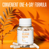 Thumbnail for CANTABRIA LABS Heliocare Dietary Supplement: 240mg Polypodium Leucotomos Extract Pills - Antioxidant Rich Formula with Fernblock and PLE Technology - 60 Veggie Capsules