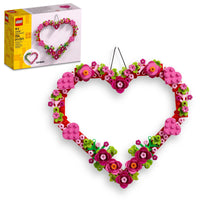 Thumbnail for LEGO Heart Ornament Building Toy Set - Fun Arts and Crafts Idea for Girls and Boys, Ages 9+ - Display on The Wall as Home Decoration - Gifts for Kids - 40638