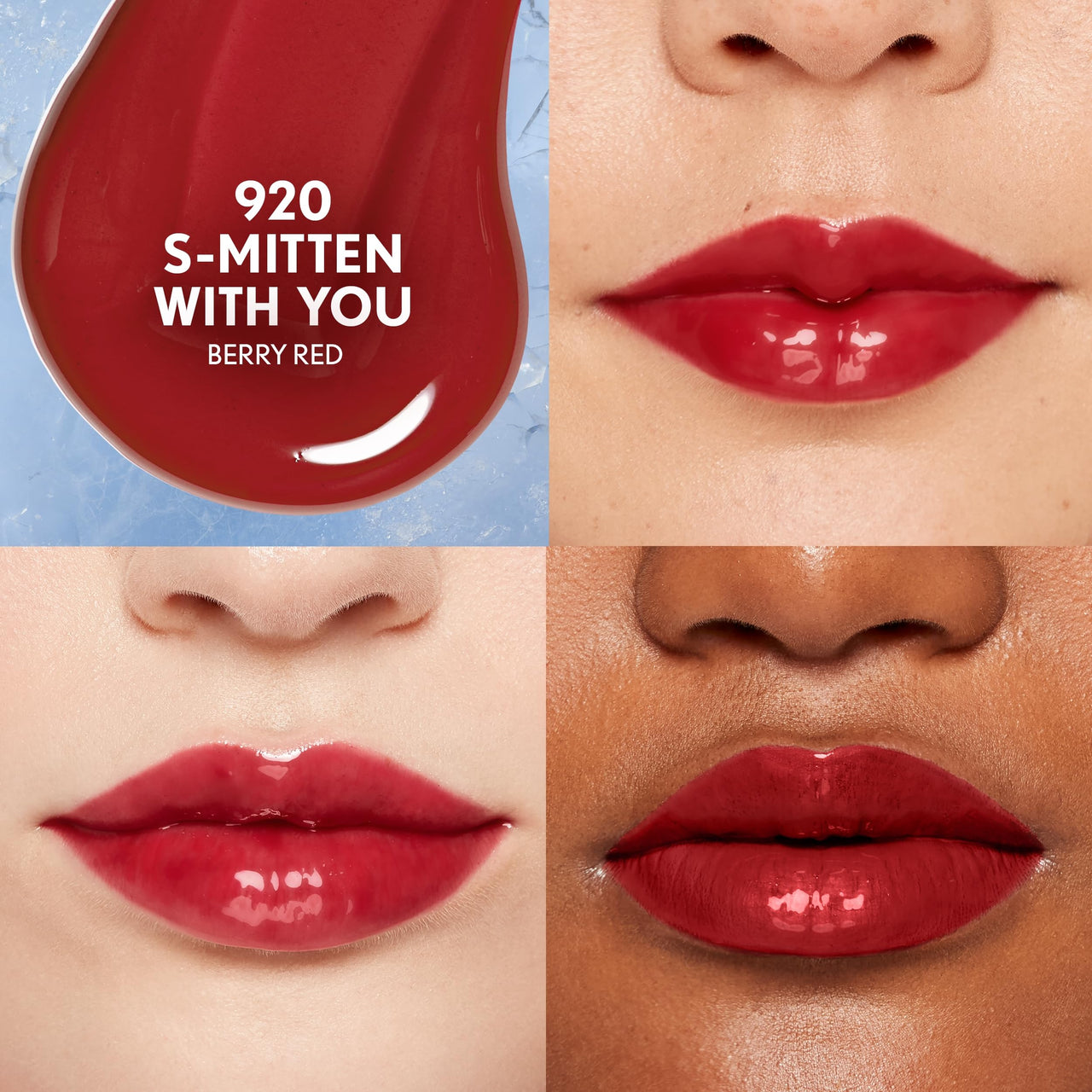 Covergirl Clean Fresh Yummy Plumper Lip Gloss, 920 S-Mitten With You, Shiny, Vegan Formula, Easy to Apply, Minty Flavor, 0.33oz