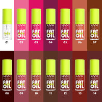 Thumbnail for NYX PROFESSIONAL MAKEUP Fat Oil Lip Drip, Moisturizing Lip Oil Gloss, Vegan Tinted Formula, Up to 12 HR Hydration - Inside Scoop (Plum Brown)