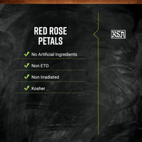 Thumbnail for Frontier Co-op Dried Red Rose Petals, 8 oz, Bulk Bag - For Culinary Use, Herbal Tea, and Crafts