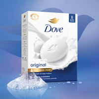Thumbnail for Dove Beauty Bar Soap Original 8 Count for Soft, Smooth Skin, with 1/4 Moisturizing Cream 3.75 oz