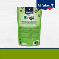 Thumbnail for Vitakraft Nibble Rings Small Animal Treat, 10.6 oz Healthy Crunchy Snack for Rabbits, Guinea Pigs, Hamsters & Other Small Pets, Wholesome Wheat & Alfalfa, Added Vitamins & No Artificial Flavors