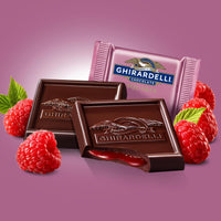 Thumbnail for GHIRARDELLI Dark Chocolate Raspberry Squares, 5.32 Oz Bag (Pack of 6)