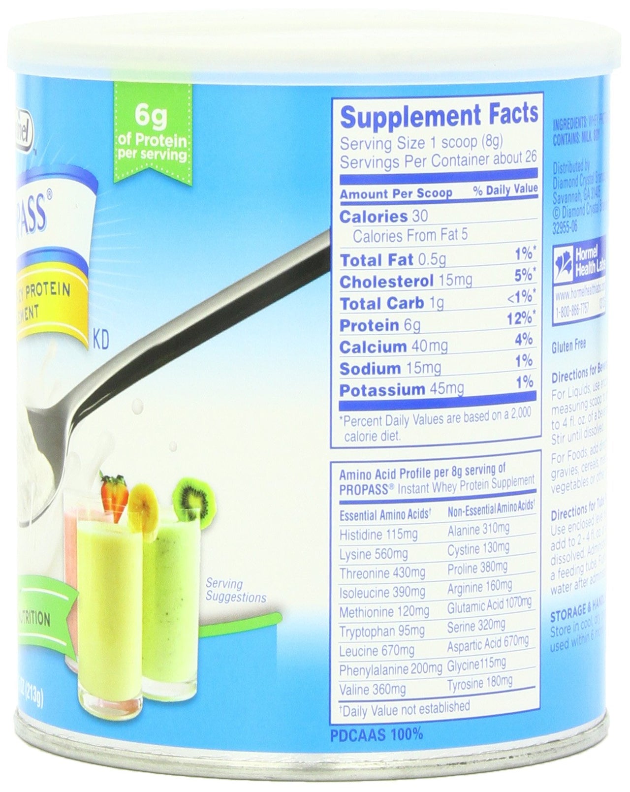 Hormel ProPass, Protein Supplement Powder, 7.5-Ounce Canisters (Pack of 4)