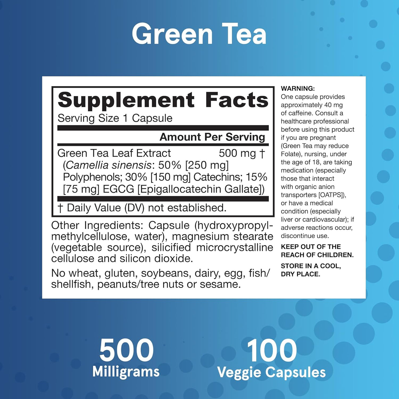 Jarrow Formulas Green Tea Veg Capsules For Herbal Antioxidant