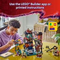 Thumbnail for LEGO NINJAGO City Workshops Building Toy - Ninja Set for Boys & Girls, Ages 14+ - Gift for Teens - Includes 10 Minifigures and a Mech - for Play and Display - 71837