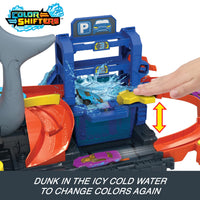 Thumbnail for Hot Wheels City Ultra Shark Car Wash & Color Reveal Toy Vehicle