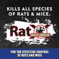 Thumbnail for RatX Bait Discs 1 lb. Bag - Contains 45 Discs - for Indoor or Outdoor Use