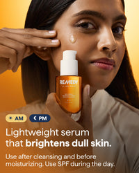 Thumbnail for Remedy for Daily Defense | 15% Vitamin C Complex Brightening Serum | Stabilized Vitamin C with Next-Gen Antioxidants, Ferulic Acid, Ectoin | Fragrance Free | By Dermatologist Dr. Shah | 1 Fl Oz