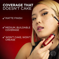 Thumbnail for L'Oreal Paris Infallible Skin Ink 2-in-1 Foundation Concealer Hybrid Face Makeup, up to 48HR Transfer-Resistant with Medium Coverage, 125 Light Warm