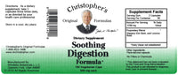 Thumbnail for Christopher's Original Formulas Soothing Digestion - 180 Vegetarian Capsules