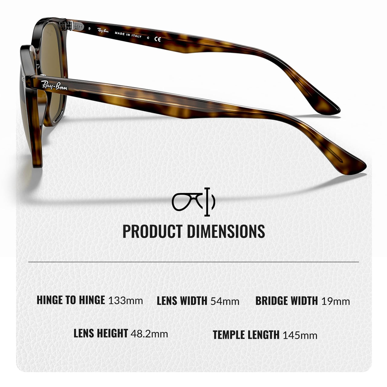 Ray-Ban RB4306 Hexagonal Flat Lenses Sunglasses With Eyewear Kit Bundle - High Bridge Fit - Ideal Formal and Casual Wear Retro Sunglasses